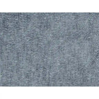 Fauteuil bleu en chenille rembourré avec coussin moelleux, style milieu de siècle