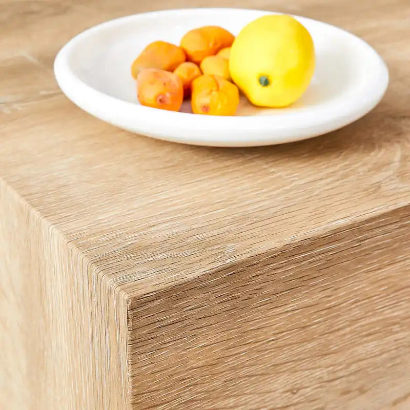 Table basse rectangulaire moderne en MDF avec finition effet marbre