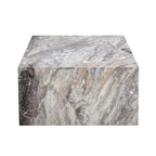 Table basse rectangulaire moderne en MDF avec finition effet marbre