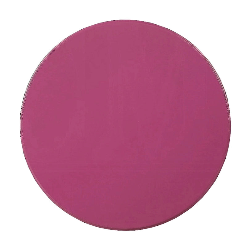 Table d'appoint ronde de 56 cm en bois violet avec pied tourné