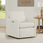 Fauteuil d'appoint inclinable électrique avec repose-pieds – Pivotant à 270°