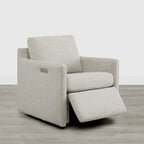 Fauteuil d'appoint inclinable électrique avec repose-pieds – Pivotant à 270°