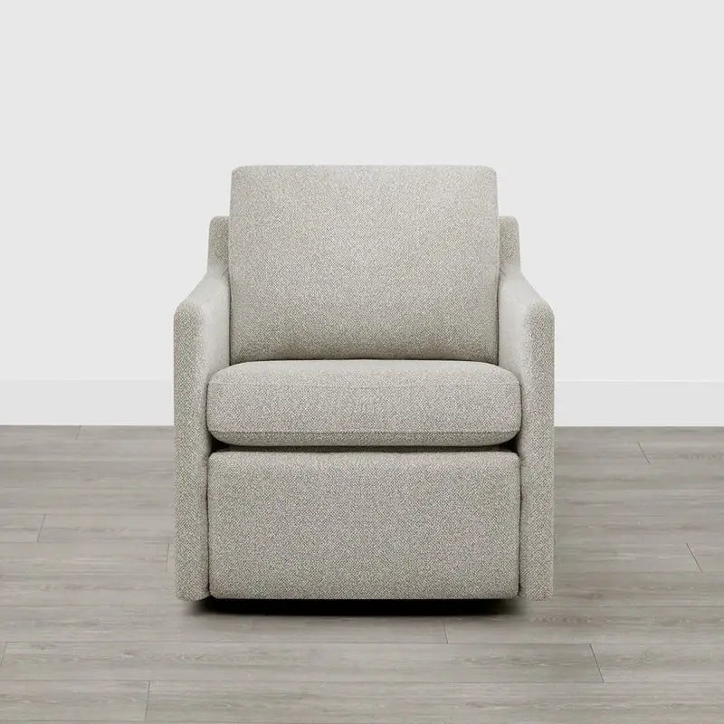 Fauteuil d'appoint inclinable électrique avec repose-pieds – Pivotant à 270°