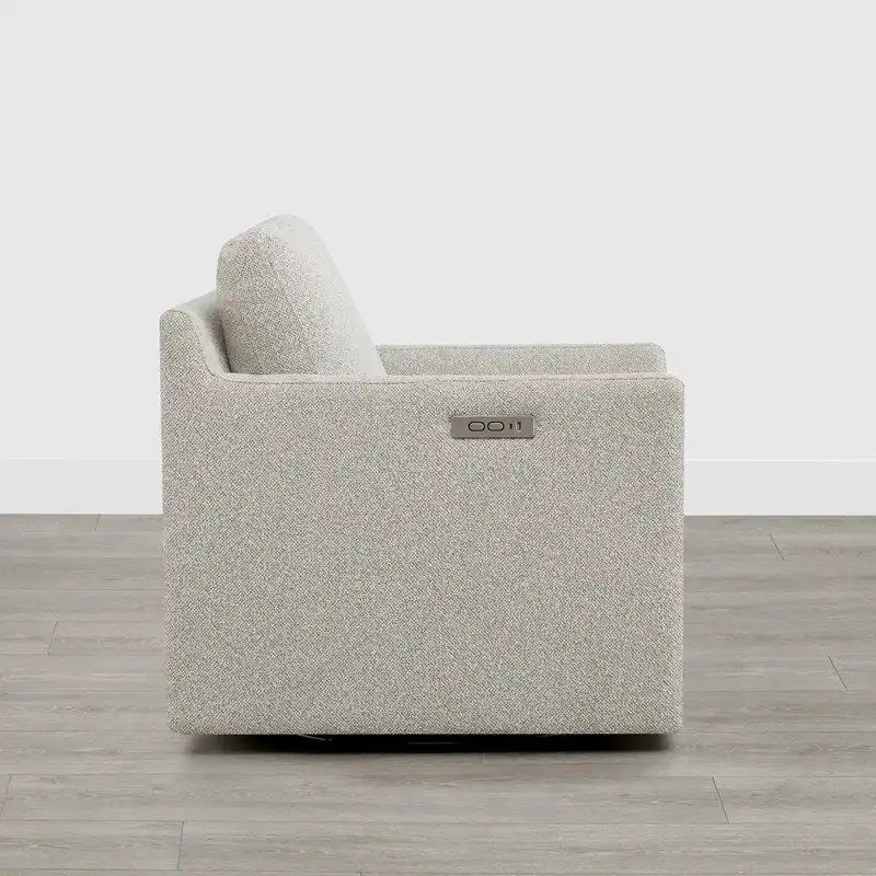 Fauteuil d'appoint inclinable électrique avec repose-pieds – Pivotant à 270°