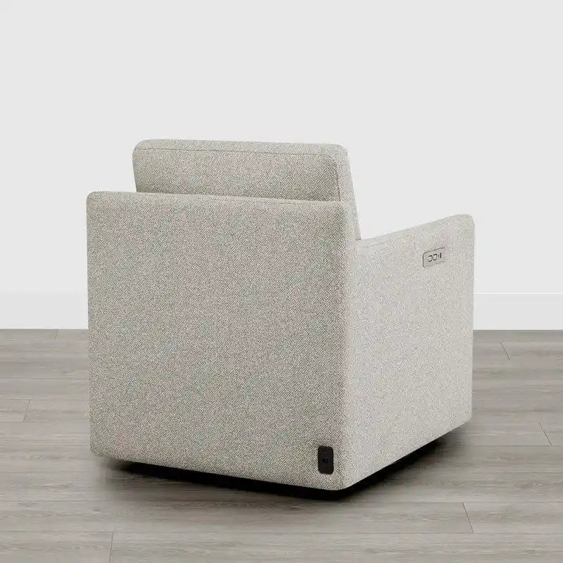 Fauteuil d'appoint inclinable électrique avec repose-pieds – Pivotant à 270°
