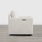 Fauteuil d'appoint inclinable électrique avec repose-pieds – Pivotant à 270°