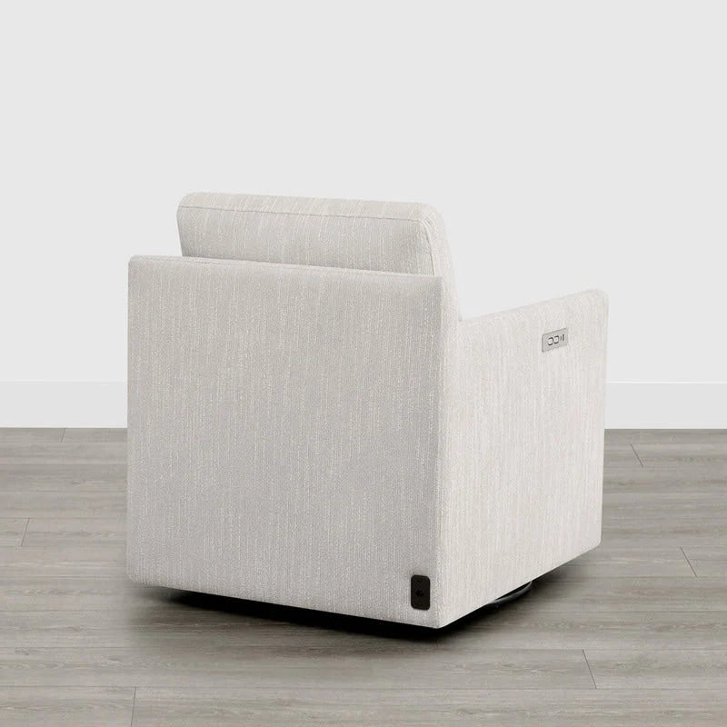Fauteuil d'appoint inclinable électrique avec repose-pieds – Pivotant à 270°