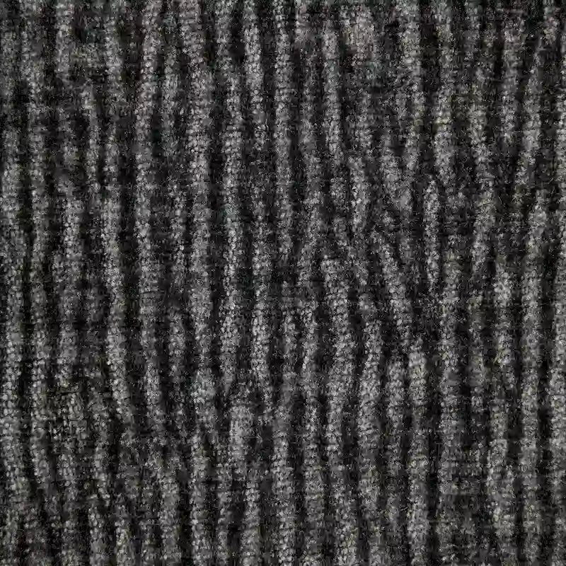 Canapé modulable en L 4 places en chenille avec pouf