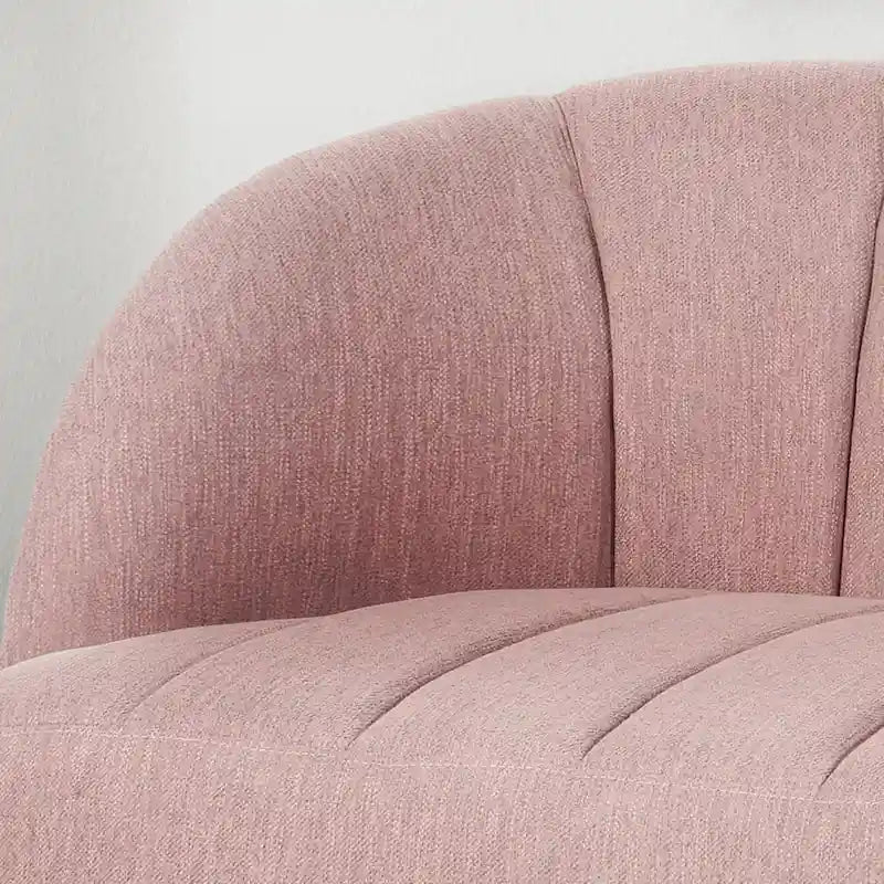 Causeuse moderne en tissu Lupine avec pieds en épingle par Christopher Knight Home