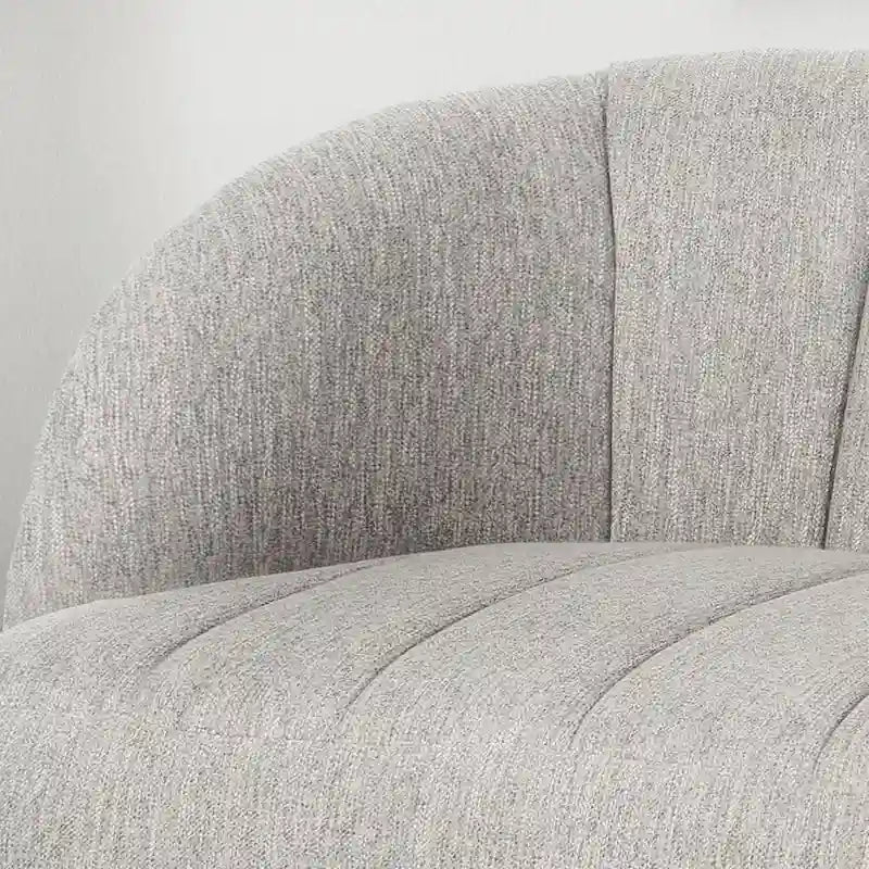 Causeuse moderne en tissu Lupine avec pieds en épingle par Christopher Knight Home