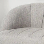 Causeuse moderne en tissu Lupine avec pieds en épingle par Christopher Knight Home
