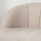 Causeuse moderne en tissu Lupine avec pieds en épingle par Christopher Knight Home