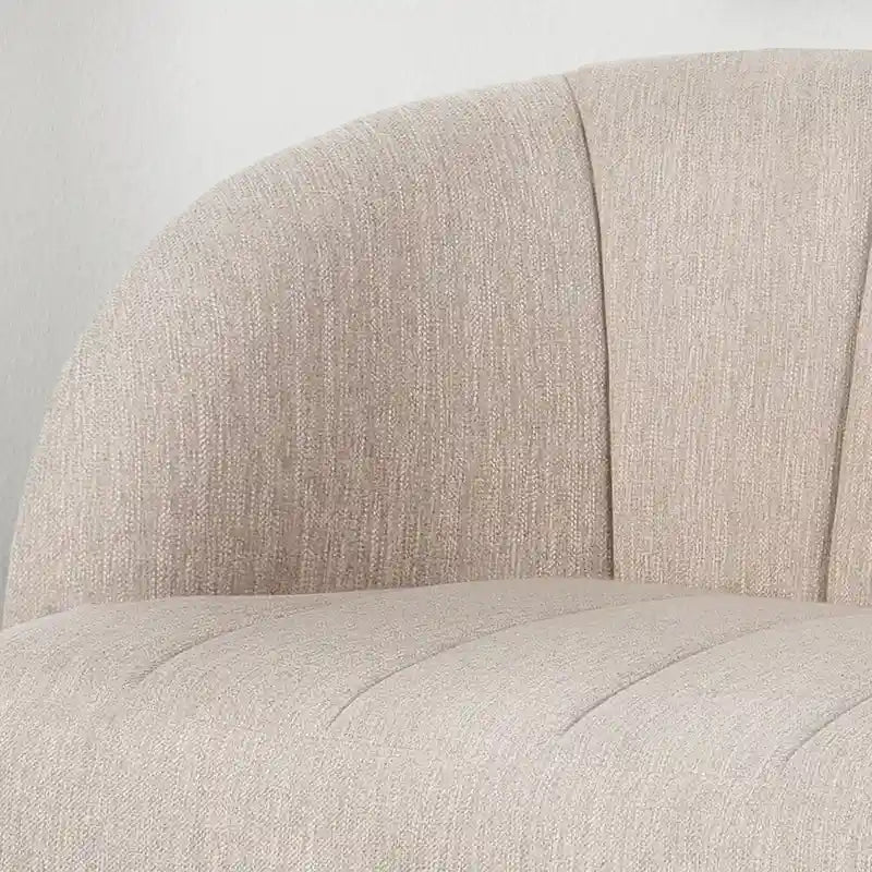 Causeuse moderne en tissu Lupine avec pieds en épingle par Christopher Knight Home