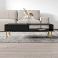 Table basse moderne haute brillance – Fabriquée en UE