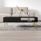 Table basse moderne haute brillance – Fabriquée en UE