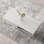 Table basse moderne haute brillance – Fabriquée en UE