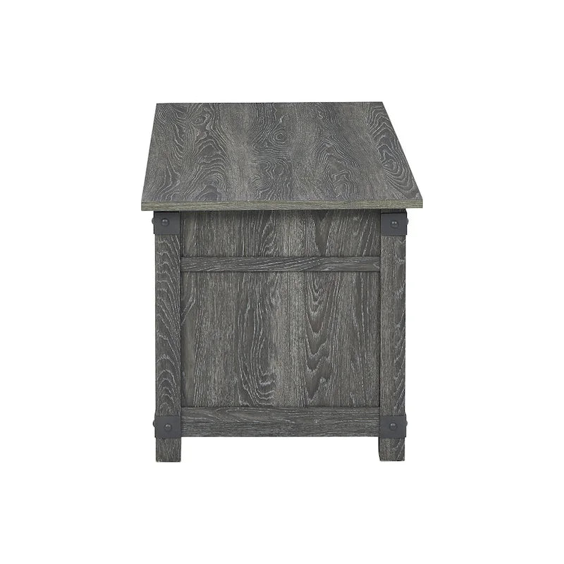 Table basse de style « ferme moderne » avec plateau relevable, 112 cm (L) x 51 cm (P) x 48 cm (H)