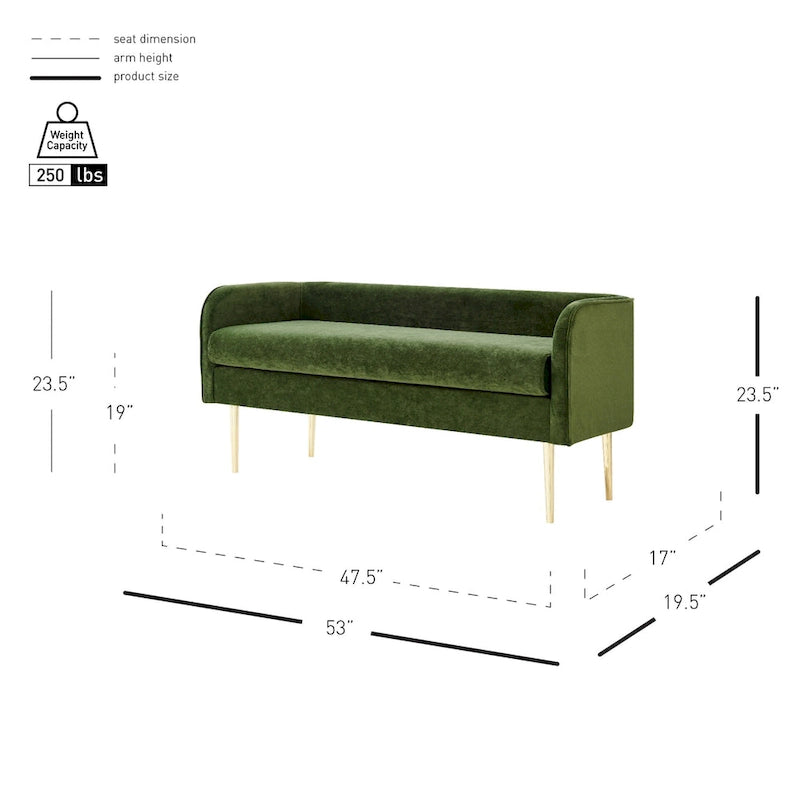 Banc Marsha Velours
