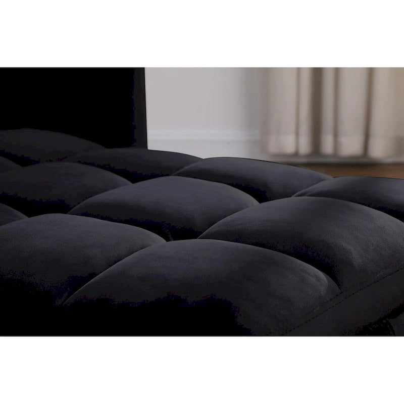 Fauteuil de couchage convertible 3-en-1 avec dossier réglable et oreiller