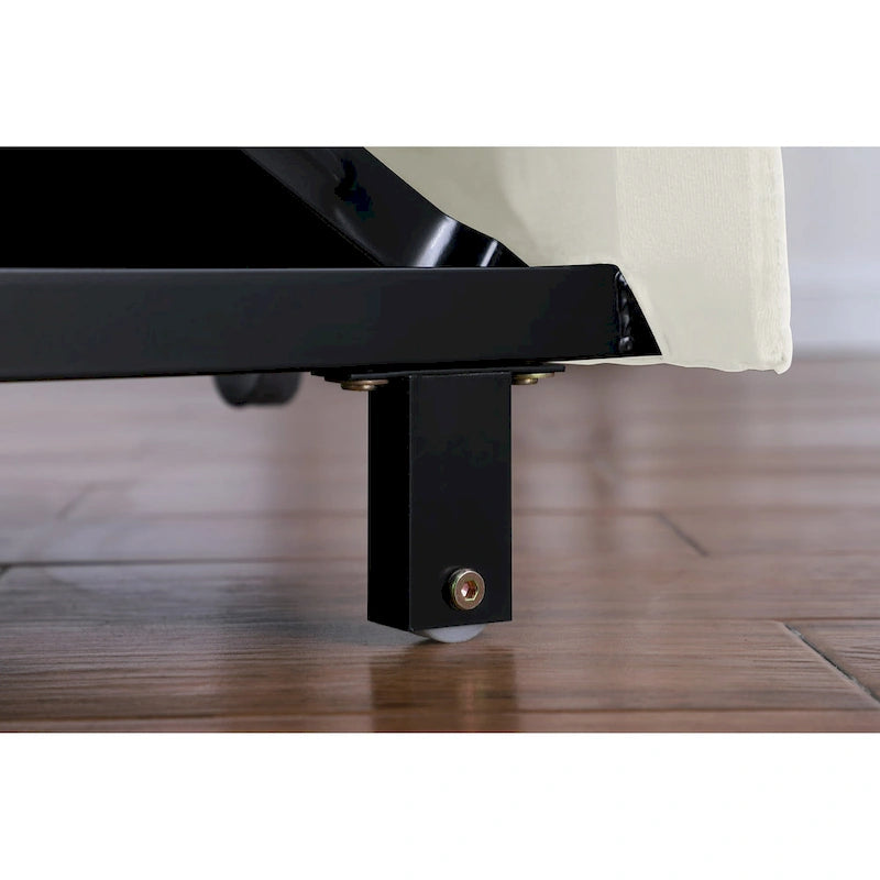 Fauteuil de couchage convertible 3-en-1 avec dossier réglable et oreiller