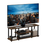 Meuble TV/multimédia 3 niveaux ouvert sans outils