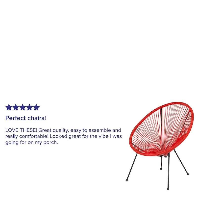 Fauteuil Papasan lounge en rotin tressé avec élastiques