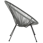 Fauteuil Papasan lounge en rotin tressé avec élastiques