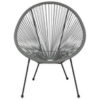 Fauteuil Papasan lounge en rotin tressé avec élastiques
