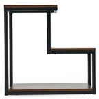 Table d'appoint à 3 niveaux avec étagère de rangement