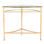Console en verre doré antique – 36"L x 15"P x 31"H