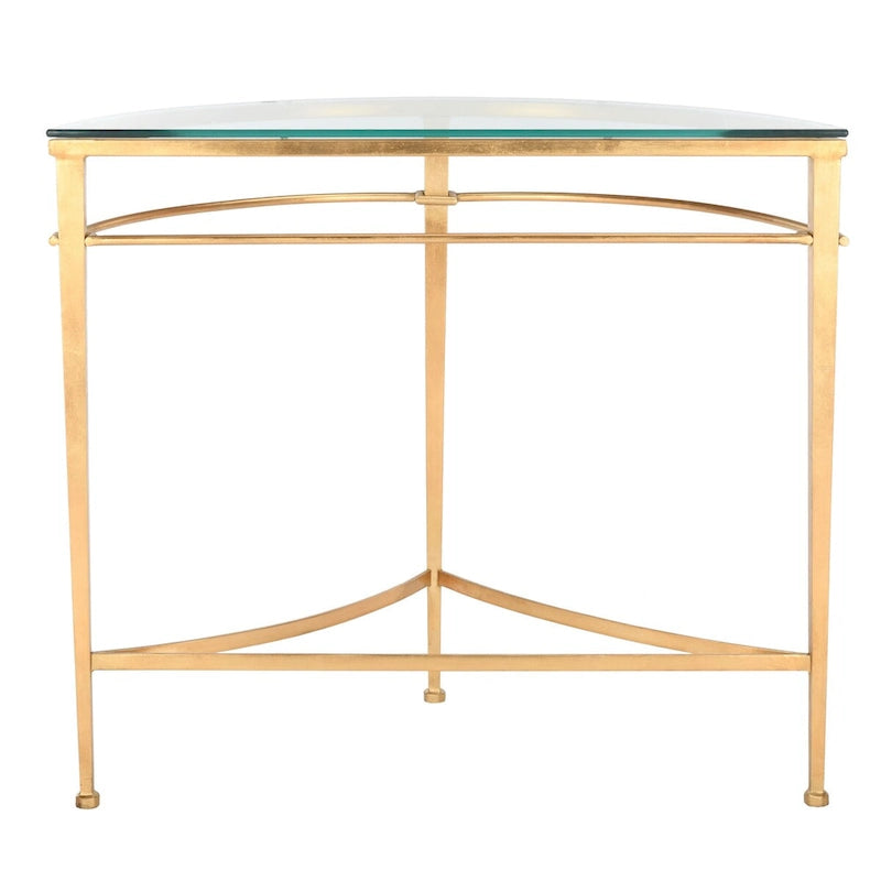 Console en verre doré antique – 36"L x 15"P x 31"H