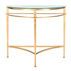 Console en verre doré antique – 36"L x 15"P x 31"H