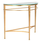 Console en verre doré antique – 36"L x 15"P x 31"H
