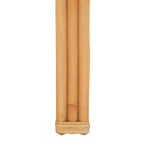 Table basse rectangulaire en rotin naturel et bambou, 119,4 cm (L) x 61 cm (P) x 45,7 cm (H)
