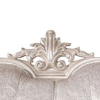 Ensemble de canapés traditionnels à oreilles capitonnés en tissu fleuri