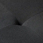 Canapé d'angle modulaire 6 places en forme de U de 3,71 m en velours Teddy avec méridiennes poufs
