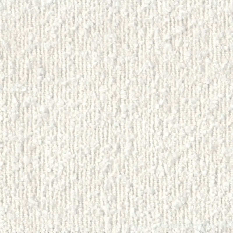 Ottoman moderne en bouclé crème – Repose-pieds, table basse et siège d'appoint