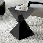 Table d'appoint moderne en acrylique, tables d'appoint extérieures – 46H x 32l x 32P cm