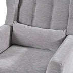 Fauteuils d'appoint rembourrés, fauteuil club avec pieds en bois pour salon, chambre à coucher ou salle de lecture