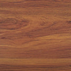 Table basse à tiroirs coulissants 2 portes Noyer/Doré pour 2 à 4 personnes