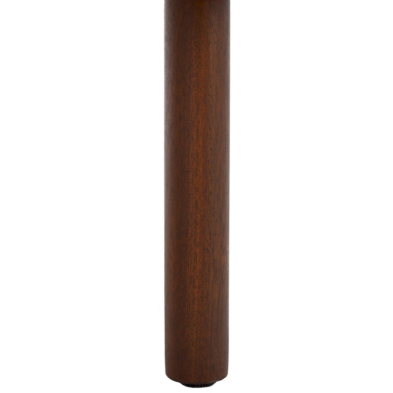 Table basse à tiroirs coulissants 2 portes Noyer/Doré pour 2 à 4 personnes